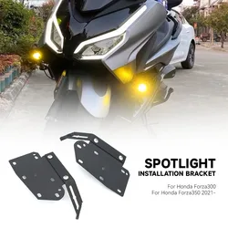 Motorcycle Spotlight bracket pedal For Honda FORZA350 forza300 NSS350 2021 2022 2023 bracket Sports light fog lamp holder lamp