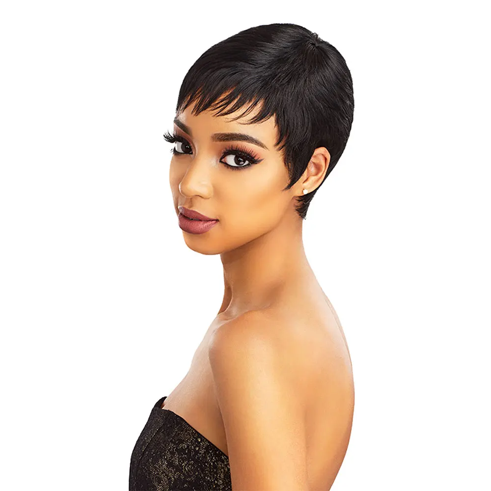 Short Human Hair Wi…