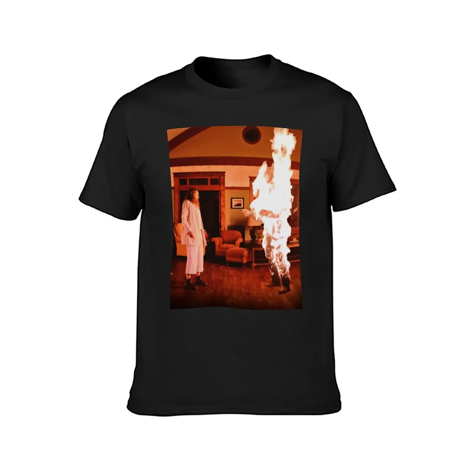 Hereditary dad burning horror T-Shirt plus size tops blanks mens graphic t-shirts pack