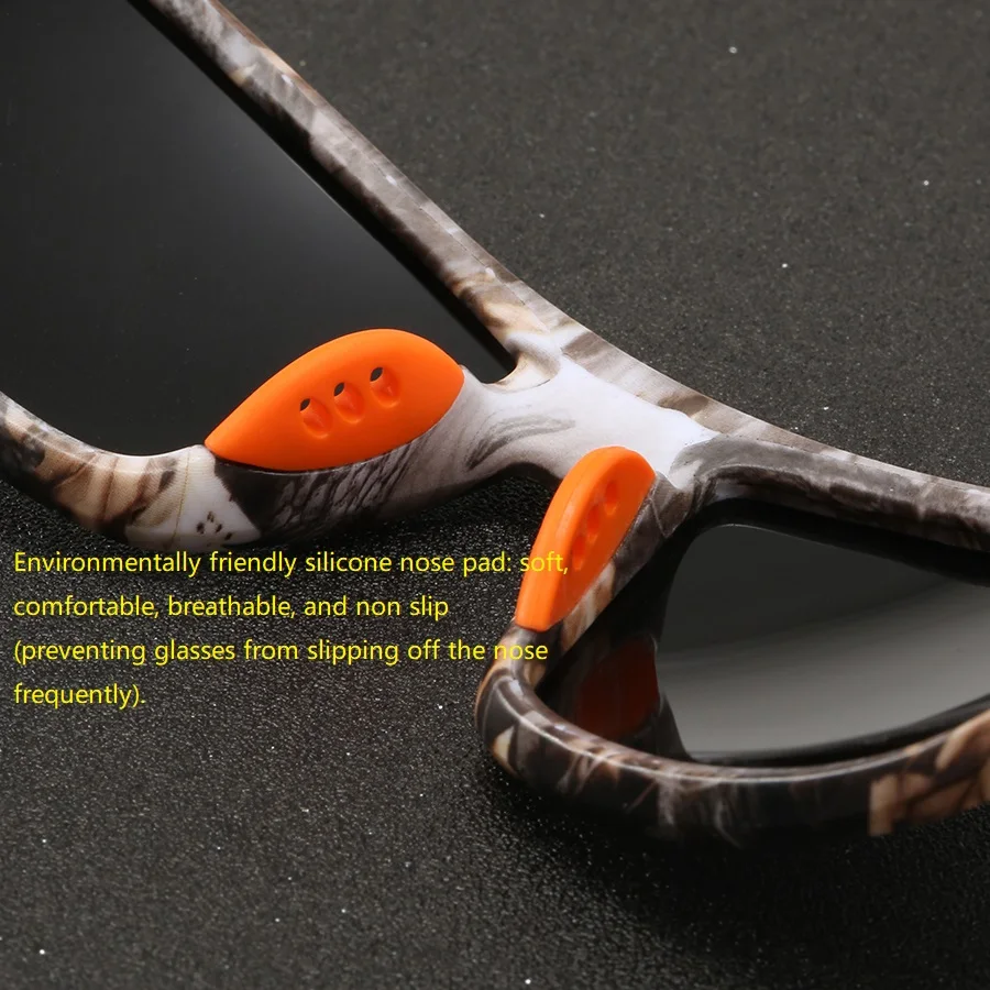 3 Pieces Fashion Vintage Polarized Sports Sunglasses Men Women Fishing Running Cycling Mountaineering Sun Glasses UV400 Eyewear