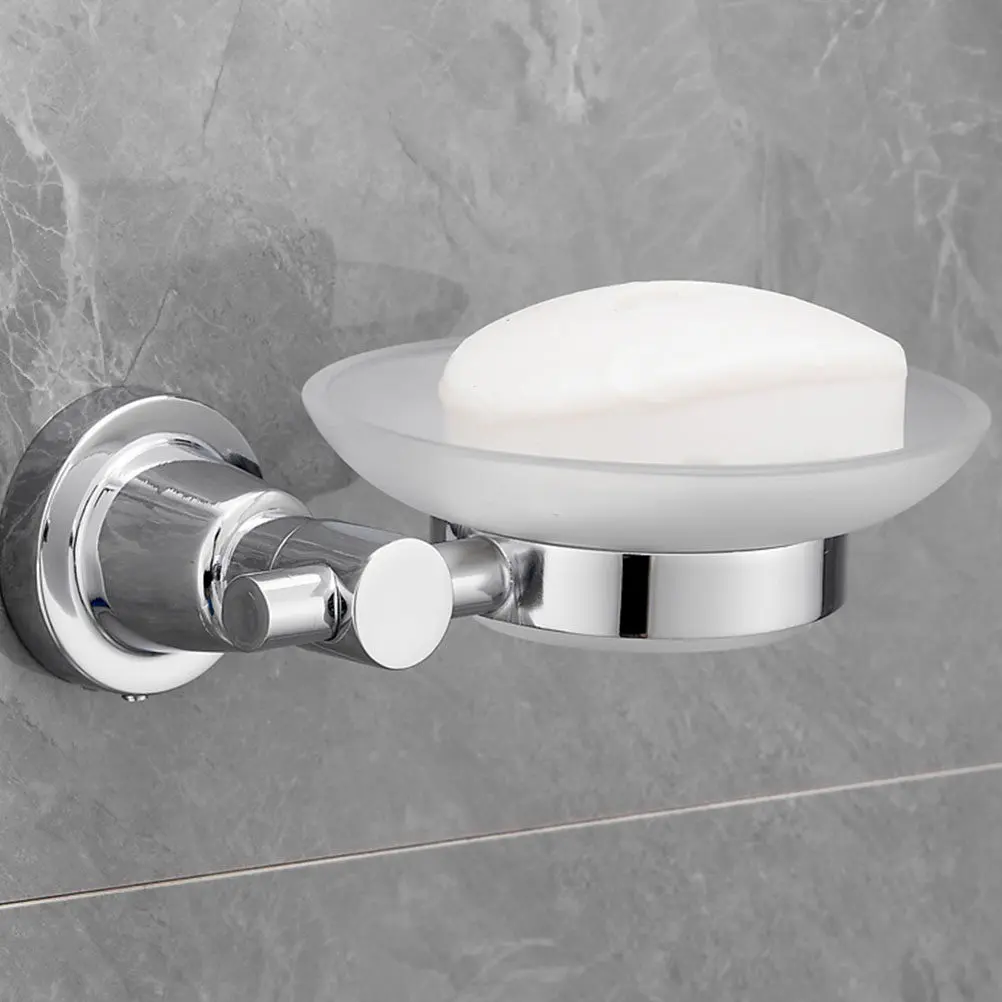 

Stainless Steel Wall Soap Dish Holder Rustproof Drain Tray for Shower Bathroom Bar Soap Storage Supplies