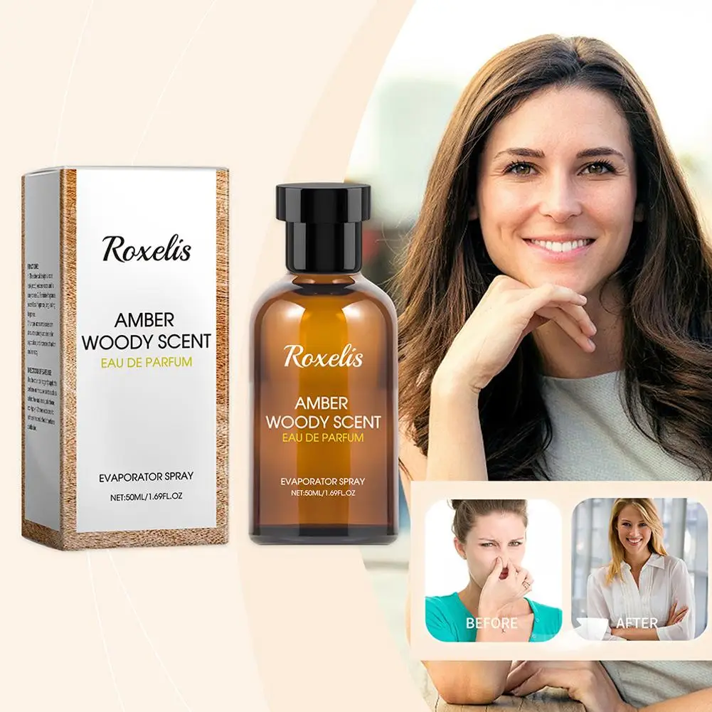 Roxelis Woody парфюмерный спрей длительный аромат освежающий цветочный аромат улучшает привлекает рождественские подарки женское парфюмерное масло 50 мл