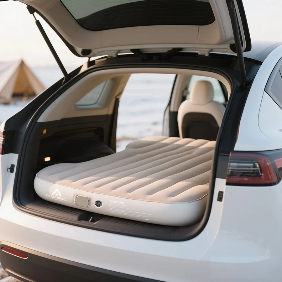 

Portable Camping Travel Car Air Bed with Built in Pump for Back Seat Self-driving Tour SUV Mattress for Outdoor