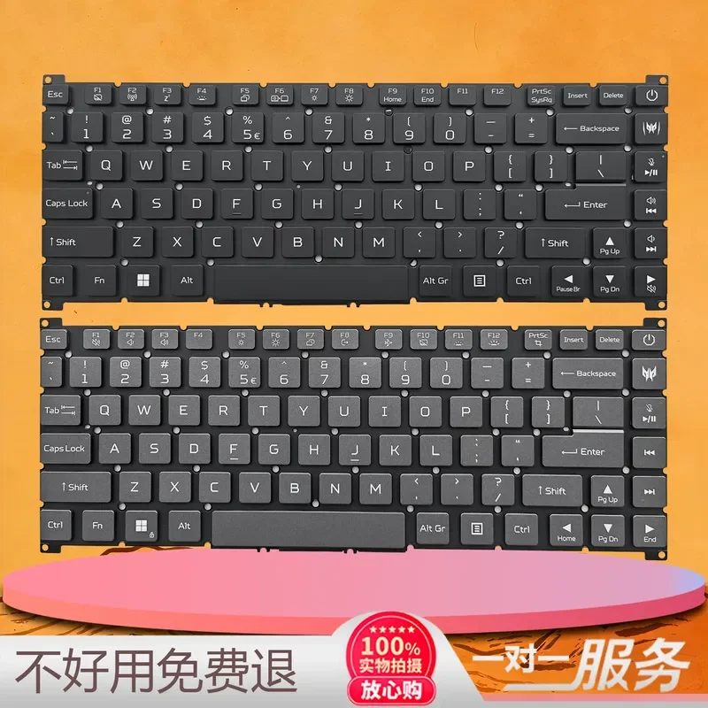 Teclado de Repuesto para AU ACER Acer Predator Triton 14 N22Q8 PT14-51-7979 78B4