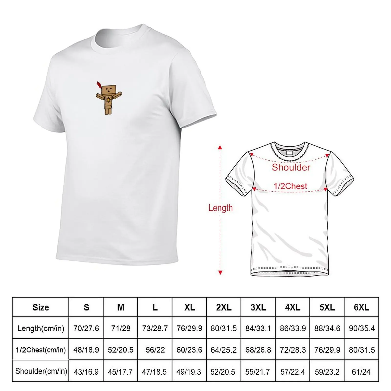 Danbo Praise the Sun T-Shirt Funny t-shirt Aesthetic clothing black t shirts for men