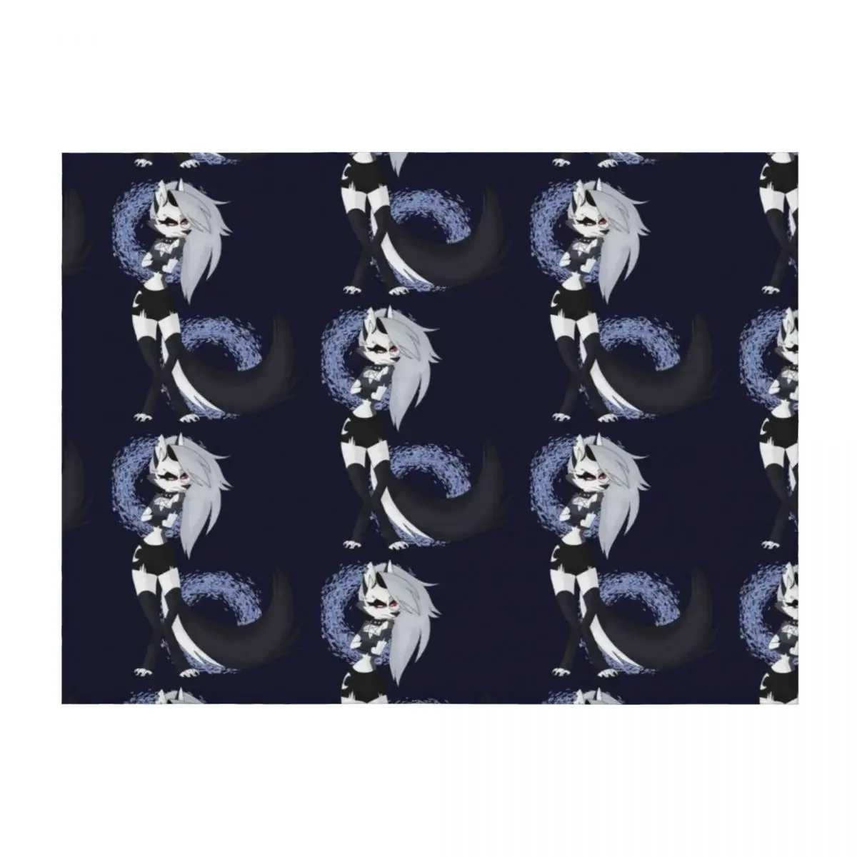 

Loona from Helluva Boss Throw Blanket for sofa Decorative Sofa Decorative Sofas for babies Blankets