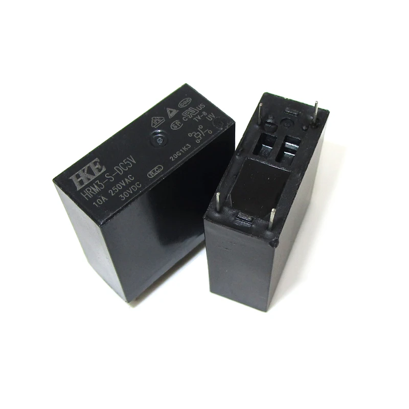 Electromagnetic power relay HRM3-S-DC5V HRM3-S-DC12V HRM3-S-DC24V A set of normally open 4-pin 10A250VAC can replace the HF36F-S