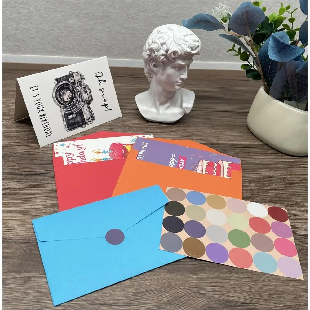 15*20cm Greeting Cards with Envelopes 15 Unique Design Blank Inside Encouragement Cards Note Cards with Sealing Stickers