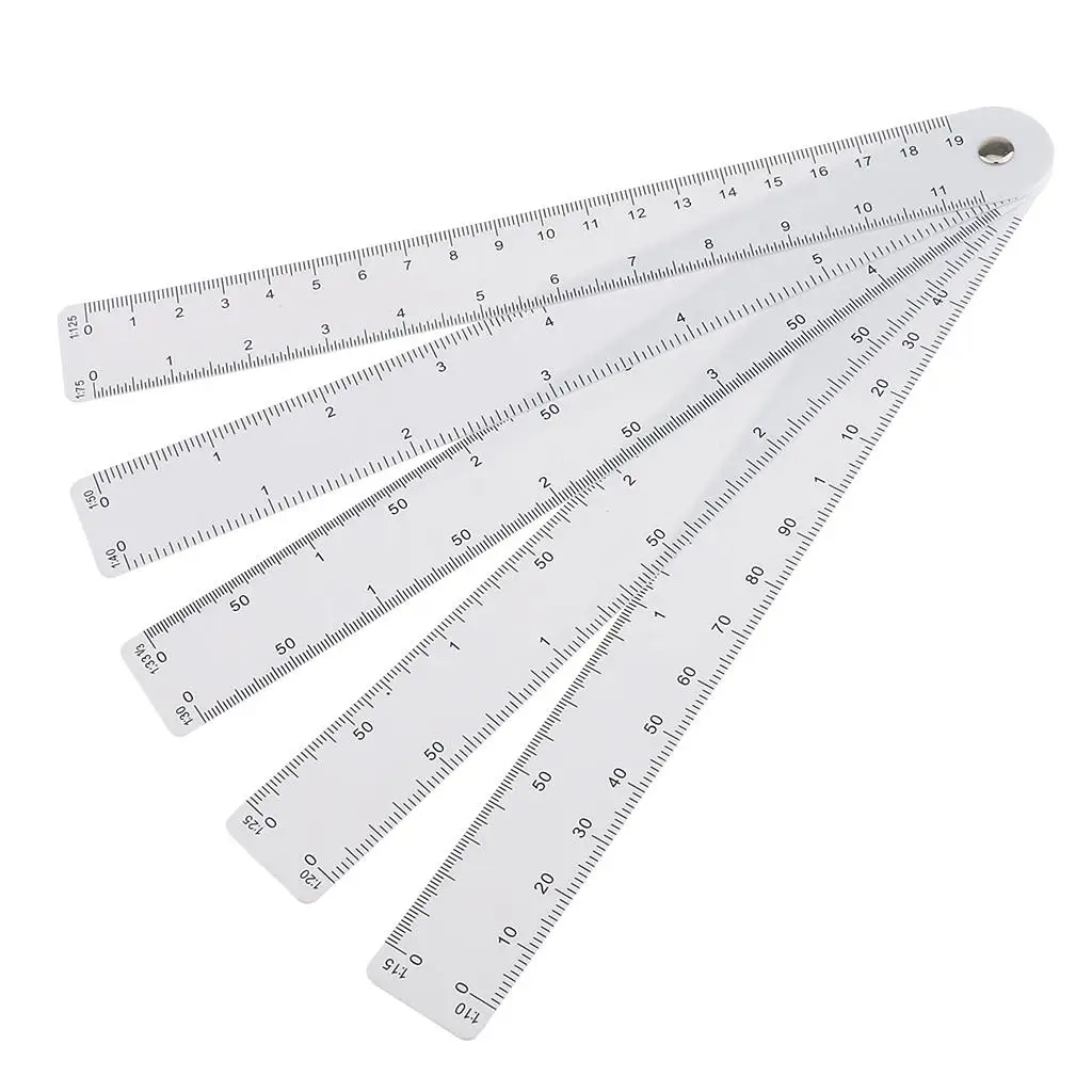 1 Set Engineering Sector Scale Ruler 10 Scales Multi Ratio Ruler Measure Rulers