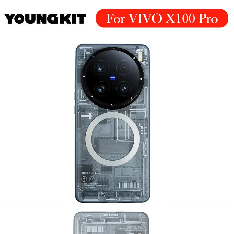 

Оригинальный магнитный чехол YOUNGKIT для Vivo X100 Pro, матовый чехол на заднюю панель для Vivo X100 Ultra