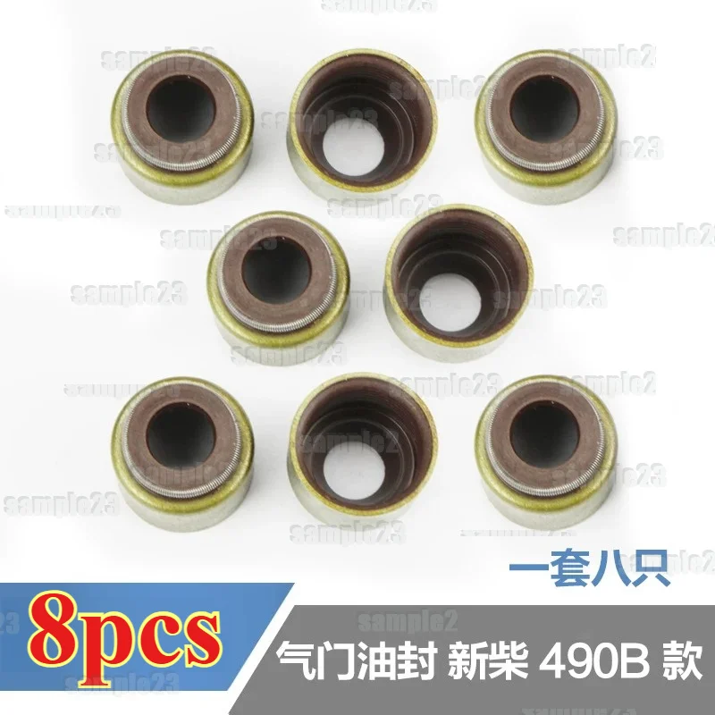 8pcs Valve Stem Oil Seal for Hangcha Heli Forklift for Xinchai 490/495/485/498B Engine