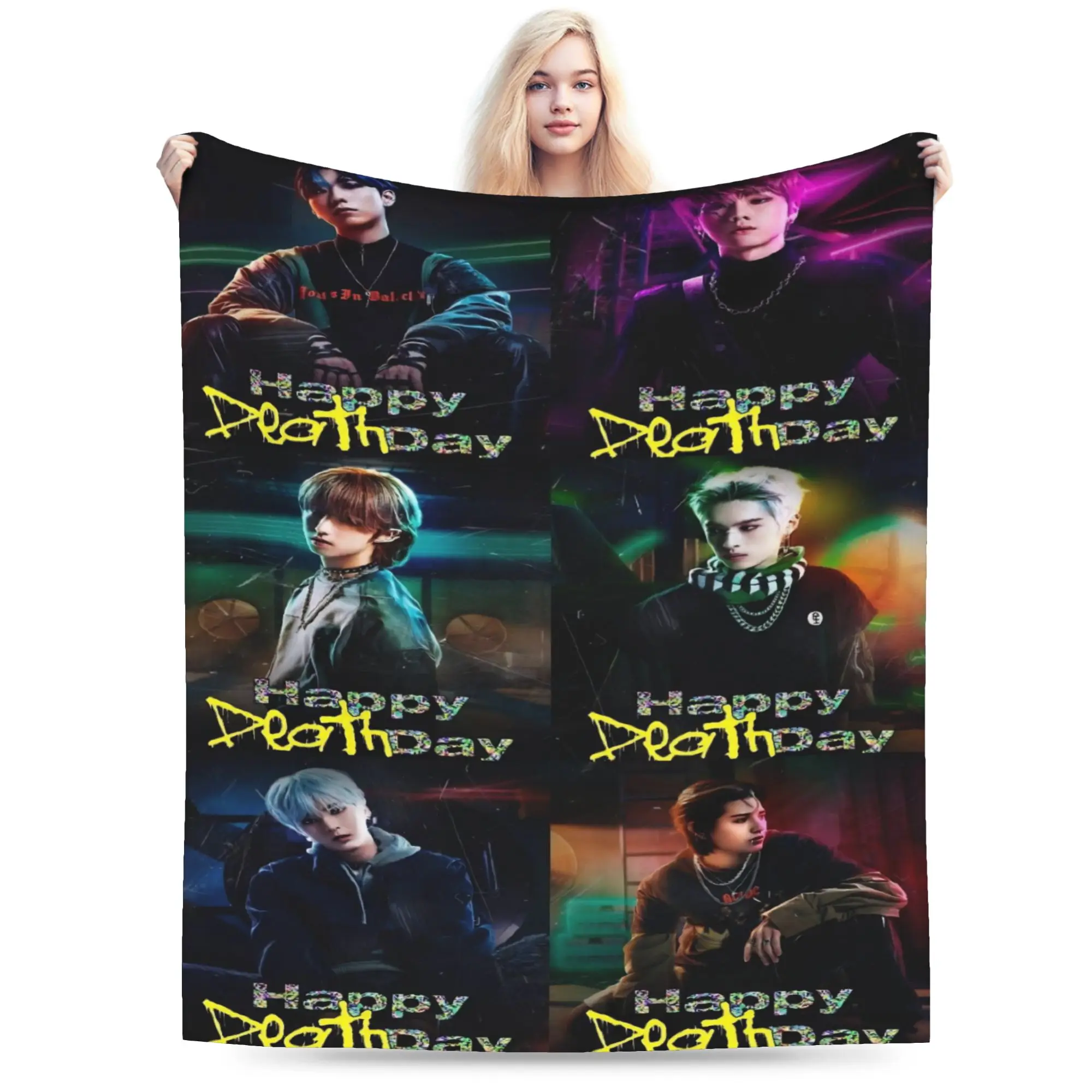 Relax Xdinary Heroes boy group Blanket Stuff Home Decorative  Throw Blankets Warm Fleece for Car