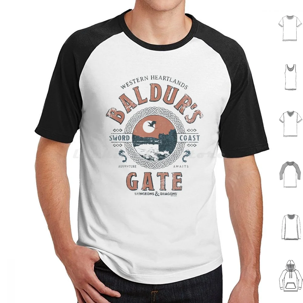 _ Amp _ Baldur _ S Gate T Shirt Big Size 100% Cotton Baldurs Gate Baldurs Gate 3 Rpg Astarion Dnd Bg3 Vampire And Shadowheart