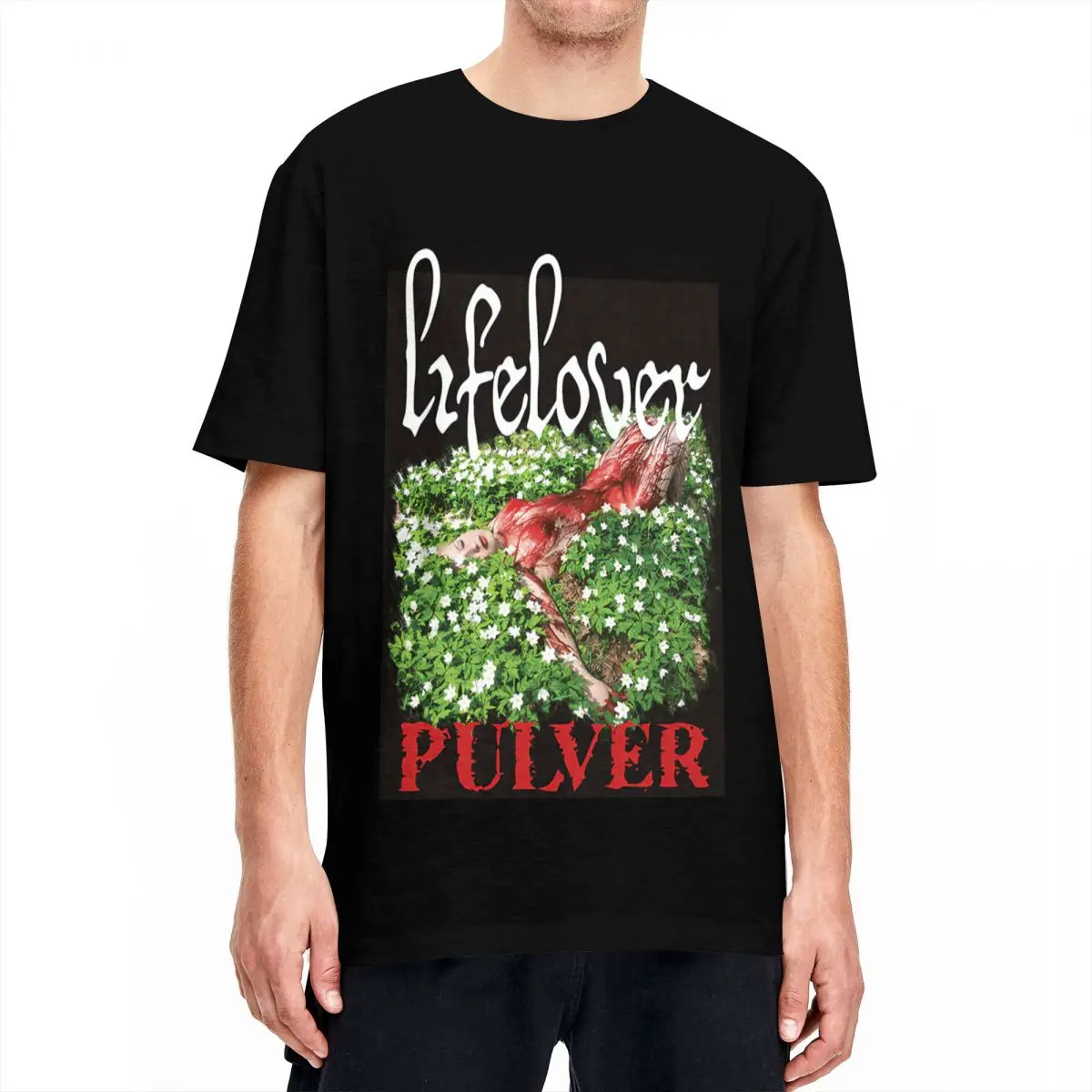 Lifelover Band Accessories Unisex T Shirts Cotton Tee Fashion PULVER Tops T-shirt