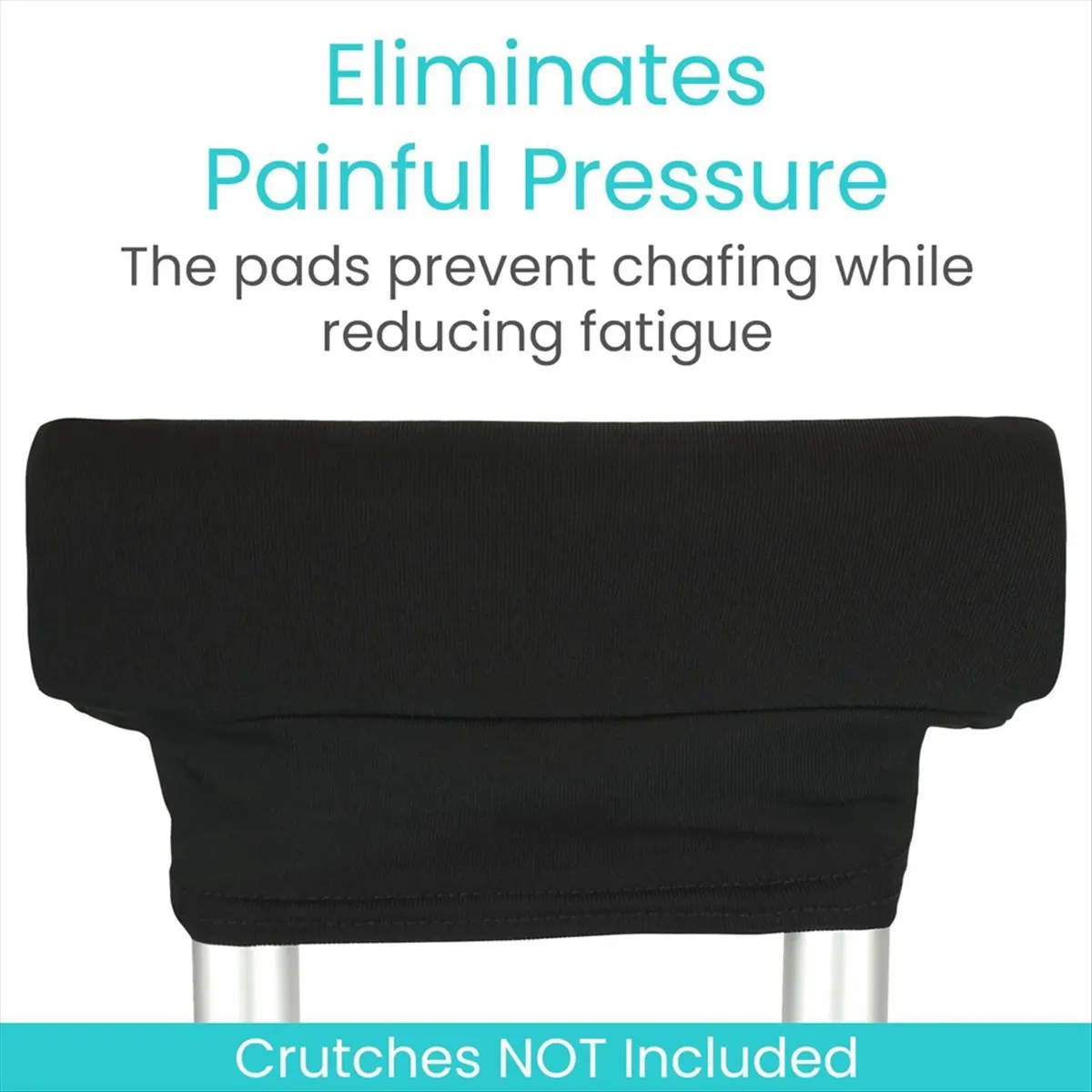*A99Z Crutch Pads Hand Grips , Breathable, Machine Washable Padding -Moisture Wicking & Odor Reducing Pillow Accessory Covers