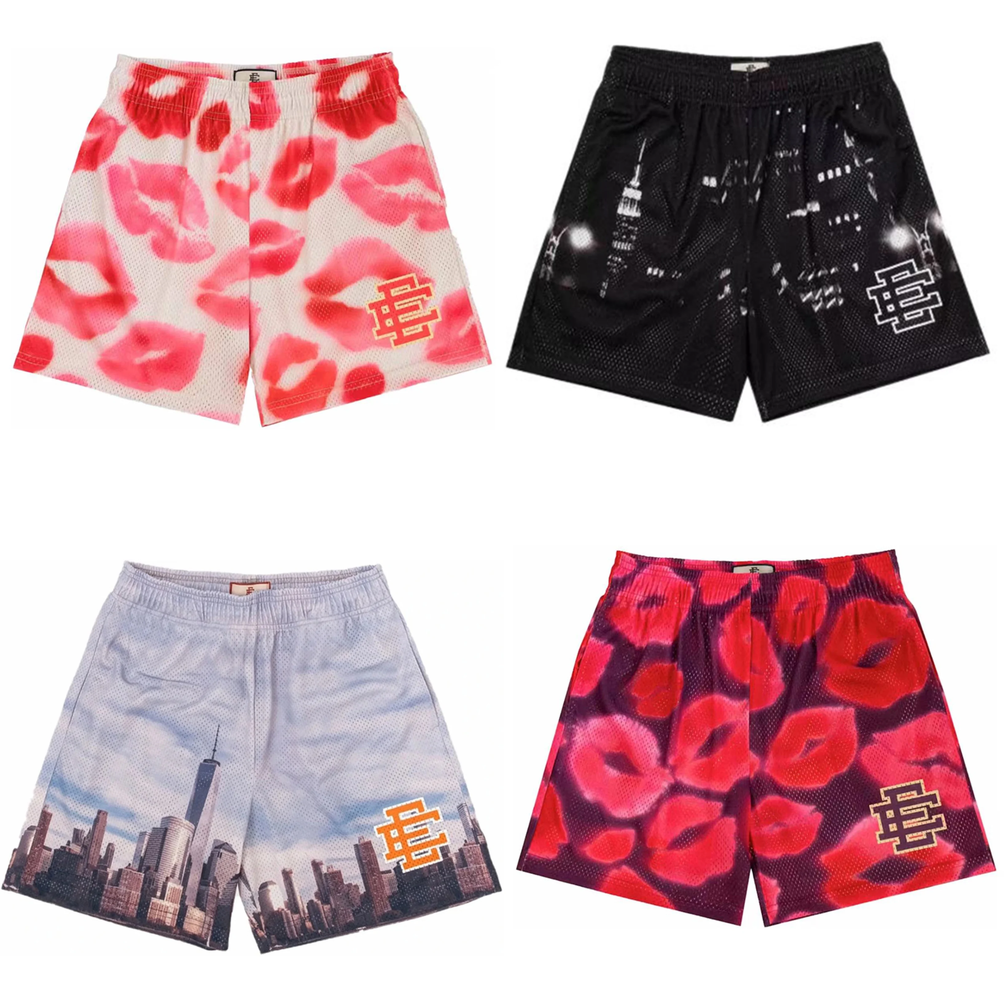 

2025 EE Eric Emanuel Men Beach Board Shorts fitness Training Workout Sport Short Pants Summer Gym Jogging Mesh Casual Shorts Men