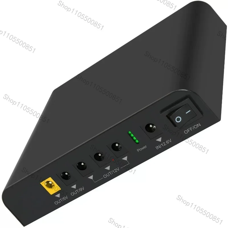 SL3400 DC 12V/9V/5V Output Small UPS Uninterruptible Power Supply 18650 27000mAh 98Wh Lithium-ion Backup B-at-tery