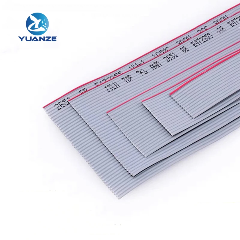 

1Meter1.27mm PITCH Grey Flat Ribbon Cable 6/8/10/16/20/40 Pin 28AWG WIRE for IDC FC 2.54MM Connector 6P/10P/12P/14P/16P/20P/40P