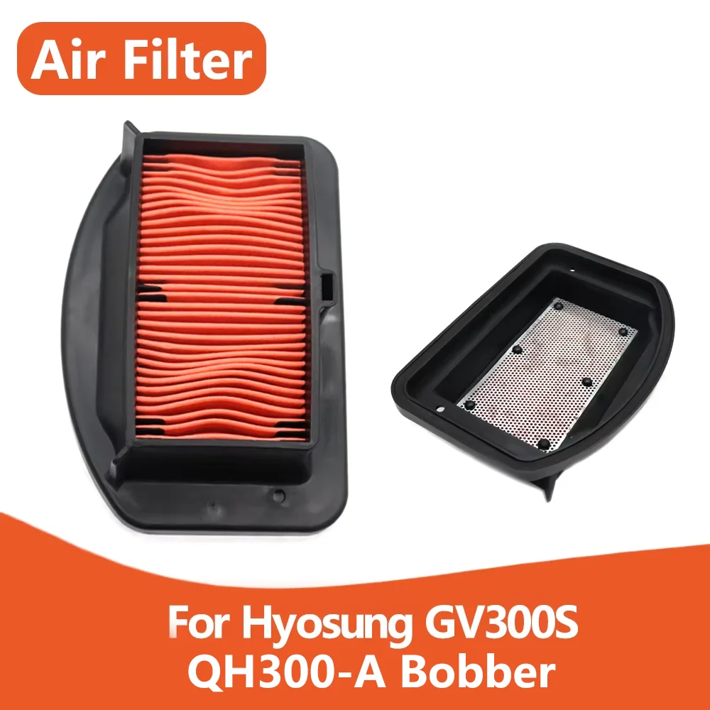 Fit For Hyosung GV300S GV 300S QH 300A GV300-S QH300-A QH300A Bobber Motocycle Accessories Air Filter Intake Cleaner