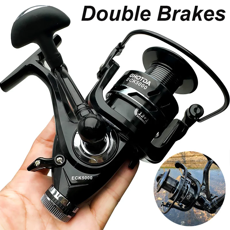 Carrete Spinning Bobina Metálica Serie 3000-6000 para Pesca en Mar - imagen 5