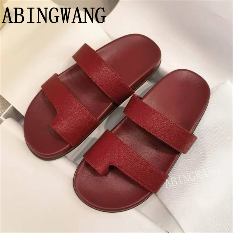 

Лето 2022, классические шлепанцы на плоской подошве, тапочки с открытым носком, женские шлепанцы, летние модные повседневные женские тапочки на плоской подошве для подиума