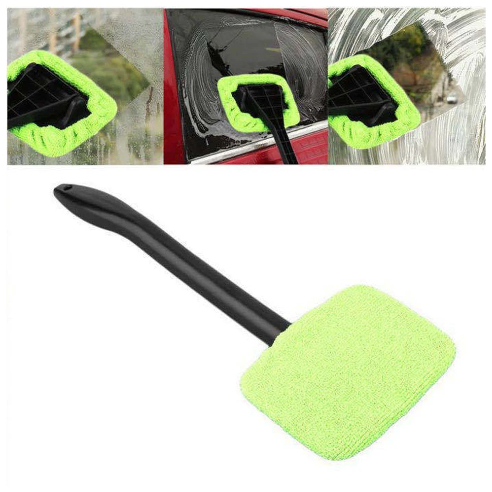 Car Cleaning Brush Front Windshield Water Scraper Dual Purpose Car Glass Brush