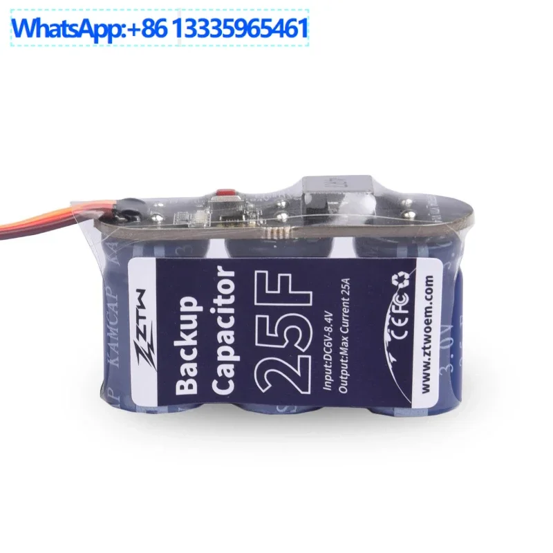 

2PCS ZTW Backup Capacitor 25F external capacitor pack, receiver power supply