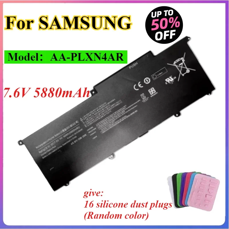 

7.6V 44WH AA-PLXN4AR Laptop Battery For SAMSUNG Ultrabook 900X3D 900X3C 900X3B 900X3E NP900X3E NP900X3G NP900X3C