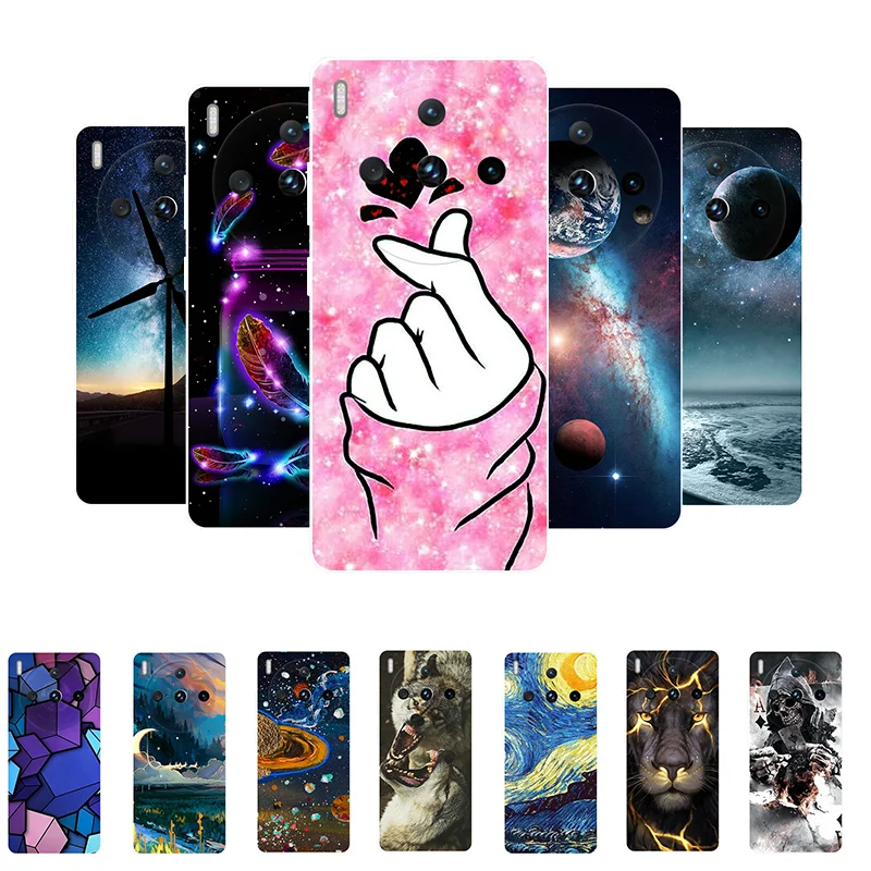 Soft Case For ZTE Nubia Z60S Pro Cover NX725J Animal Black Silicone Protective Back Cover Case for Nubia Z60S Pro 5G Coque Funda