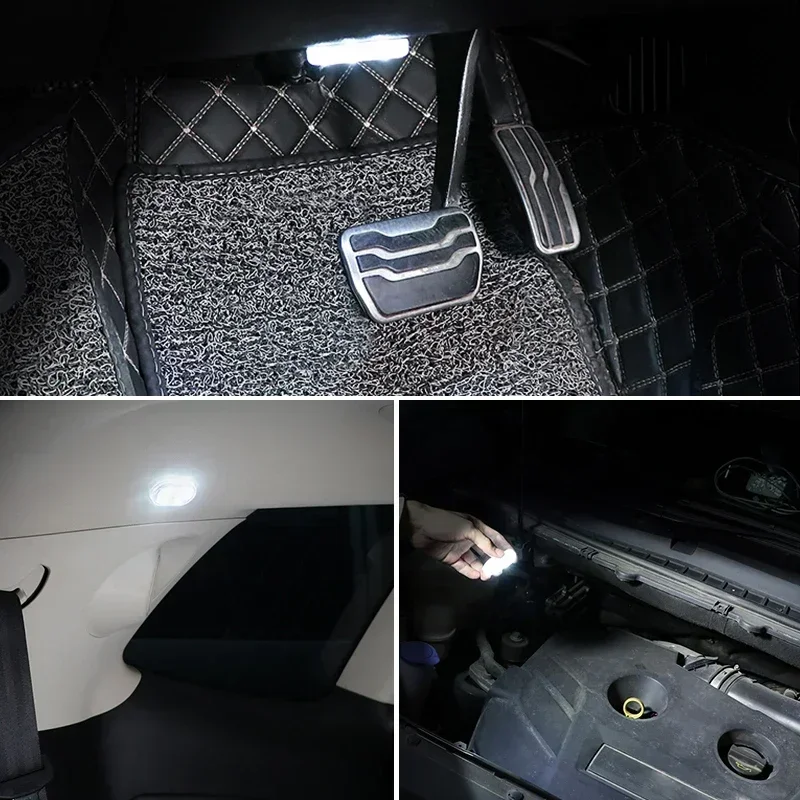 Wholesales Wireless LED Touch Light Interior  Magnetic Car Door Light Roof Ceiling Light Reading  USB Rechargeable 5V