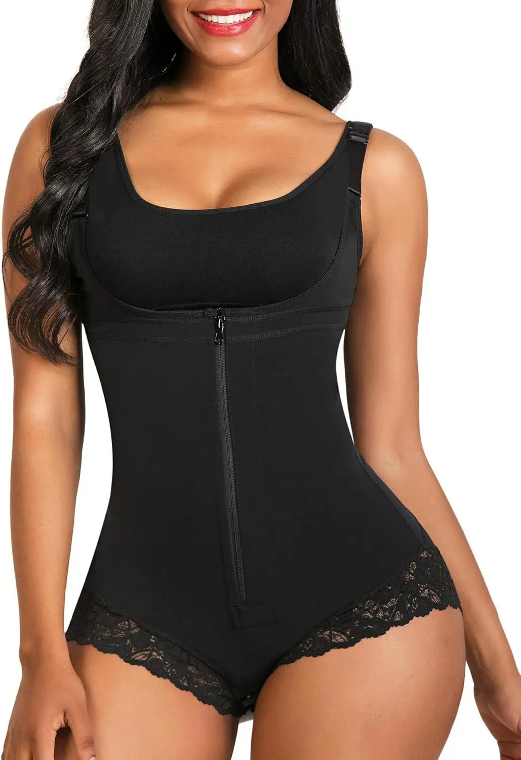 

Women's Fajas Colombianas Shapewear Postpartum Tummy Control Body Shaper Butt Lifter Bodysuit