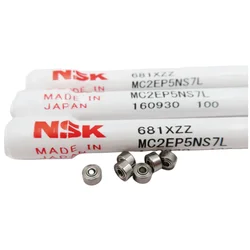 50pcs original NSK high speed bearing  681XZZ 1.5*4*2mm L-415ZZ miniature ball bearings 1.5x4x2 model bearing 681X