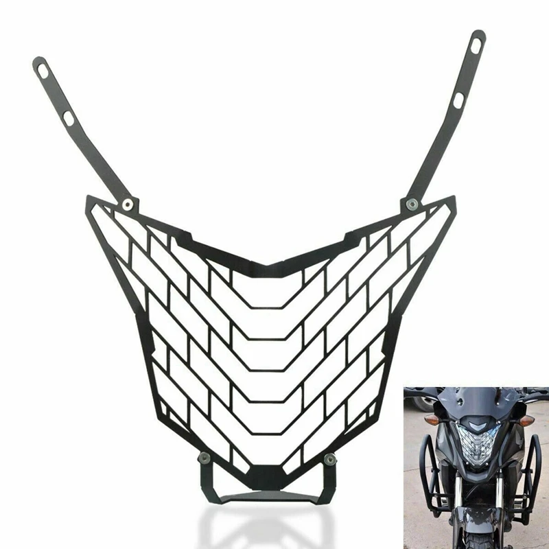 2X Motorcycle Head Light Lamp Light Grille Guard Cover Protector For Honda CB500X 2013-2018