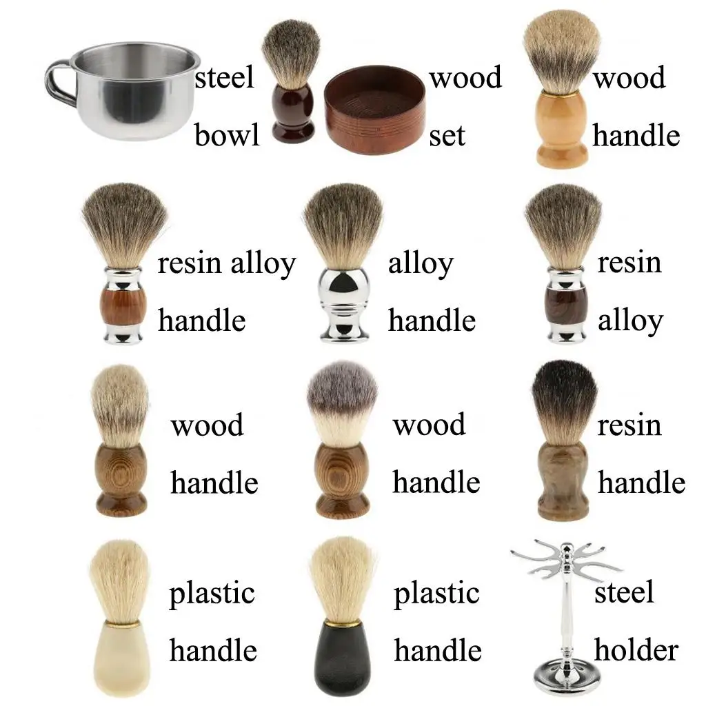 Premium scheerkwast met houten handvat – Handgemaakte luxe scheerkwast voor heren