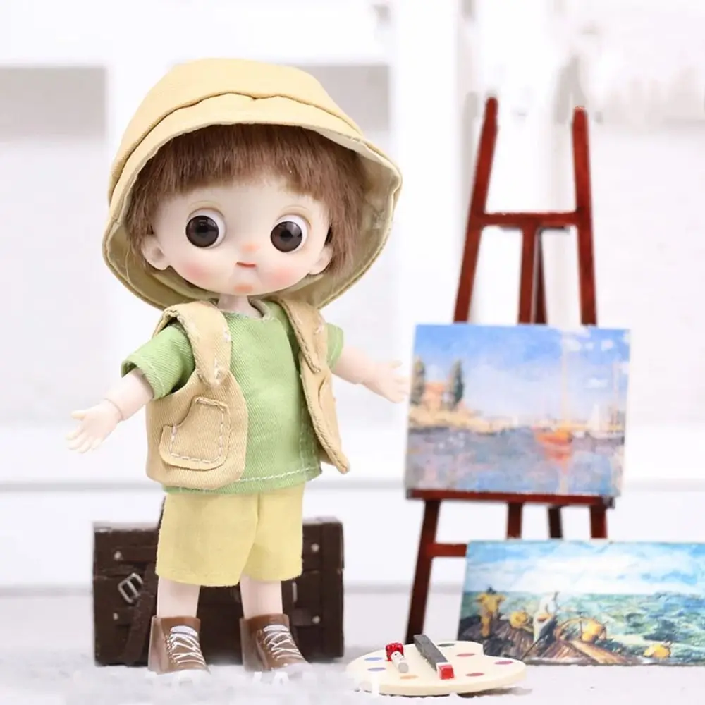 Movable Joints Ob11 Doll with Clothes Mini 14CM Obitsu Clothes Doll Kawaii Adjustable Obitsu 11 Clothes Dolls Baby