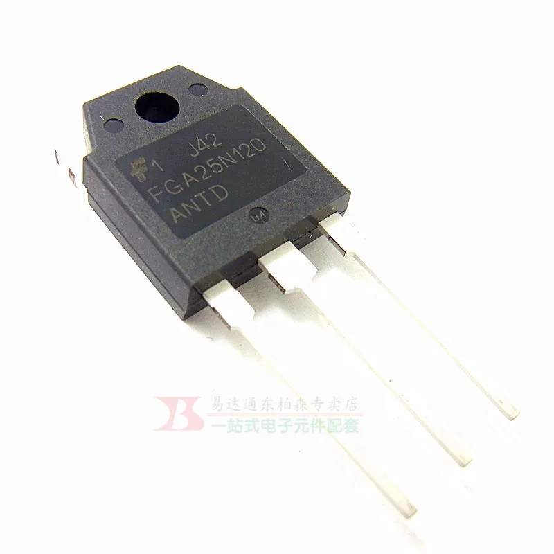 2pcs FGA25N120ANTD  1200V/25A  Triode tube IGBT induction cooker