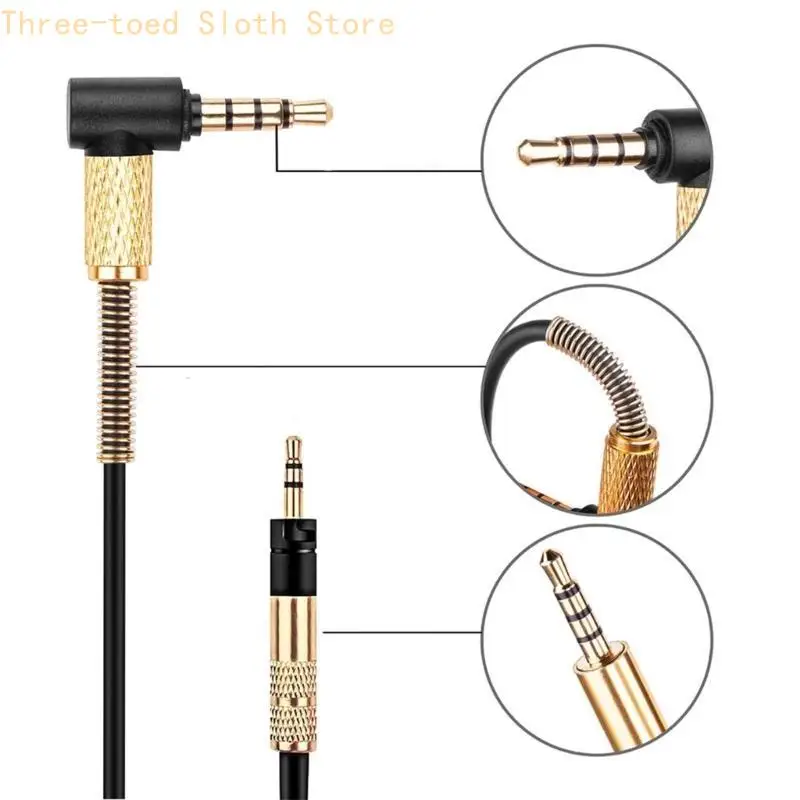 Audiokabel für HD4.30/HD400/HD4.40/HD4.50 Kopfhörerkabel Original vergoldetes Kopfhörerkabel E74A – Detail 8