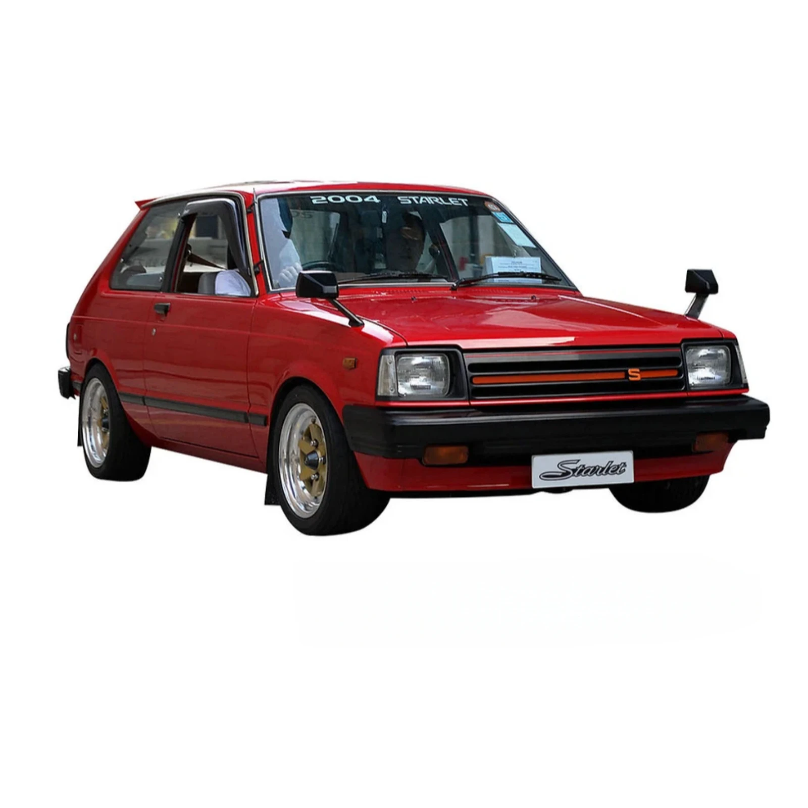 

TC061 1/10 Starlet KP61 RC Автомобильный поликарбонатный прозрачный корпус с наклейкой (колесная база 57 мм, ширина 19,5 мм)