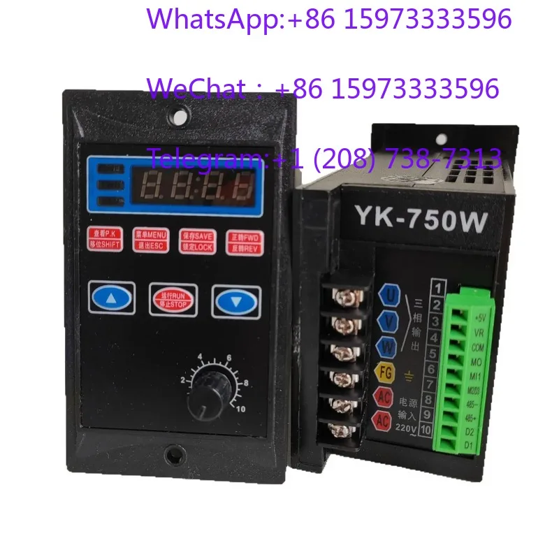Universal Mini Motor Inverter Speed Governor Single Phase 220V Input 3 Phase 220V Output Suitable For 400W-750W Motor