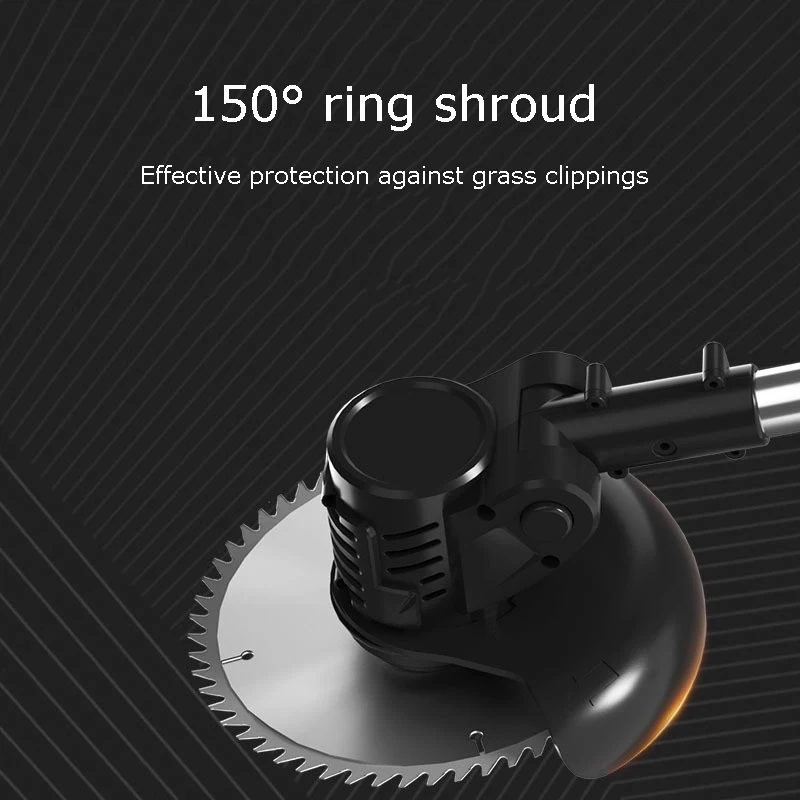 เครื่องตัดหญ้าแบบไร้สาย แบตเตอรี่ในตัว สำหรับตัดหญ้า ตัดวัชพืช เหมาะสำหรับฟาร์ม การเกษตร และสวน