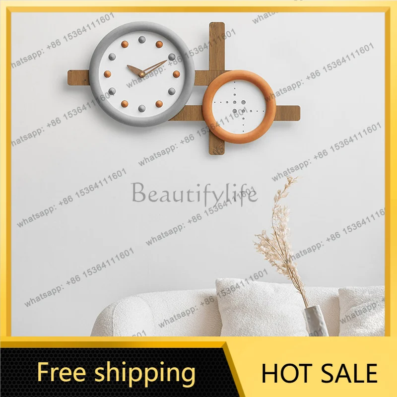 XX.Creative Simple Wall Clocks Modern Interior Aesthetic Design Silent Creative Clock Wall Minimalist Nordic Horloge Home Decor
