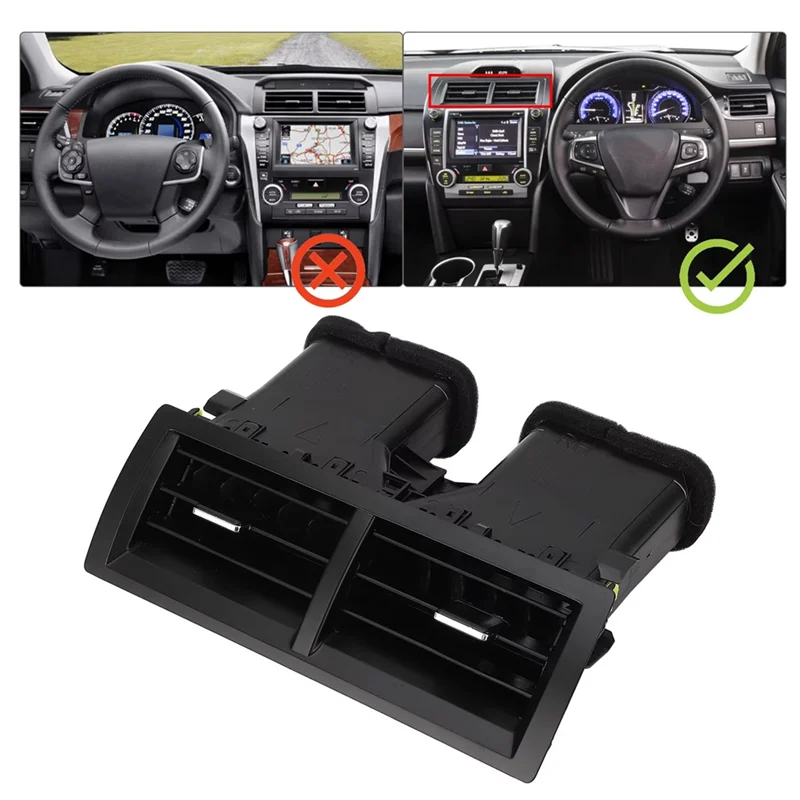 

НОВАЯ автомобильная центральная приборная панель, вентиляционное отверстие переменного тока, выходная решетка для Toyota Camry XV50 2011-2017 55660-06160