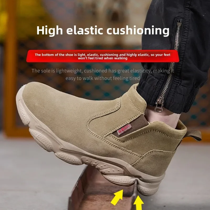 DurableLabor Insurance Shoes Anti-smashing Anti-piercing Anti-scalding One-pedal Insulation Light And Solid Bottom