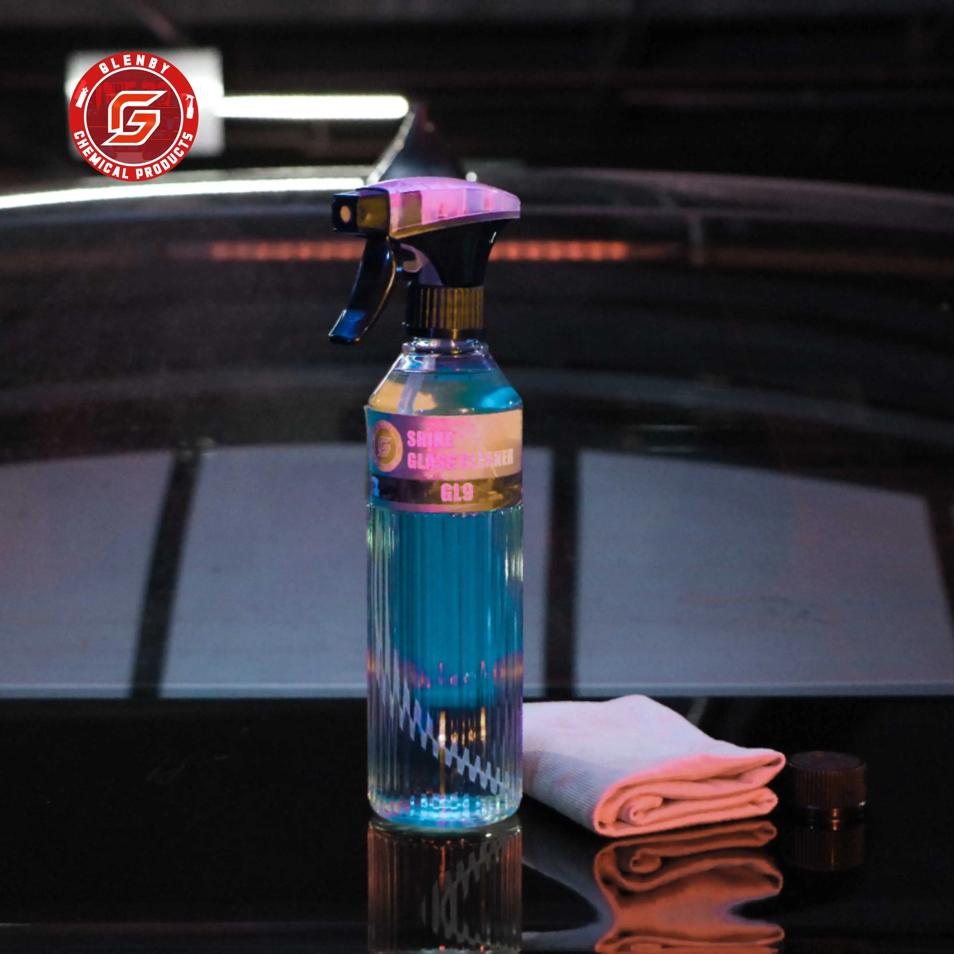 

Glenby Chemical Products gl9 Shine Glass Cleaner быстро и легко удаляет грязь, очищающий спрей для стекла, 500 мл
