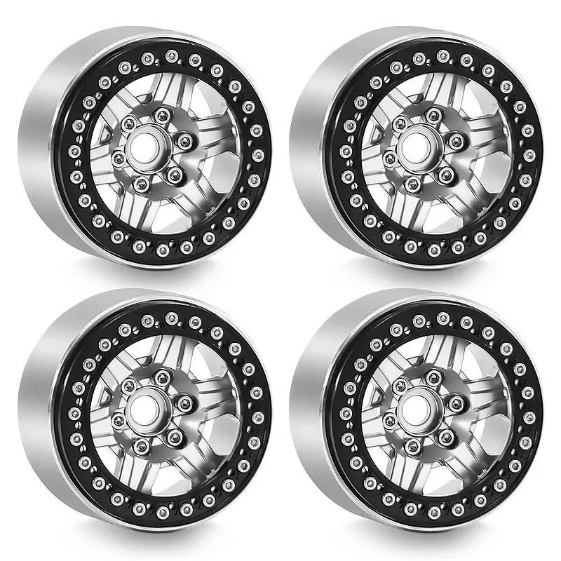 

1.9 Inch Metal Alloy Wheel Rims for SCX10 III II TRX4 TRX4 Sport Axial 90046 D90 RC4WD Gelande II 1/10 Rock Crawler CNC Upgrade