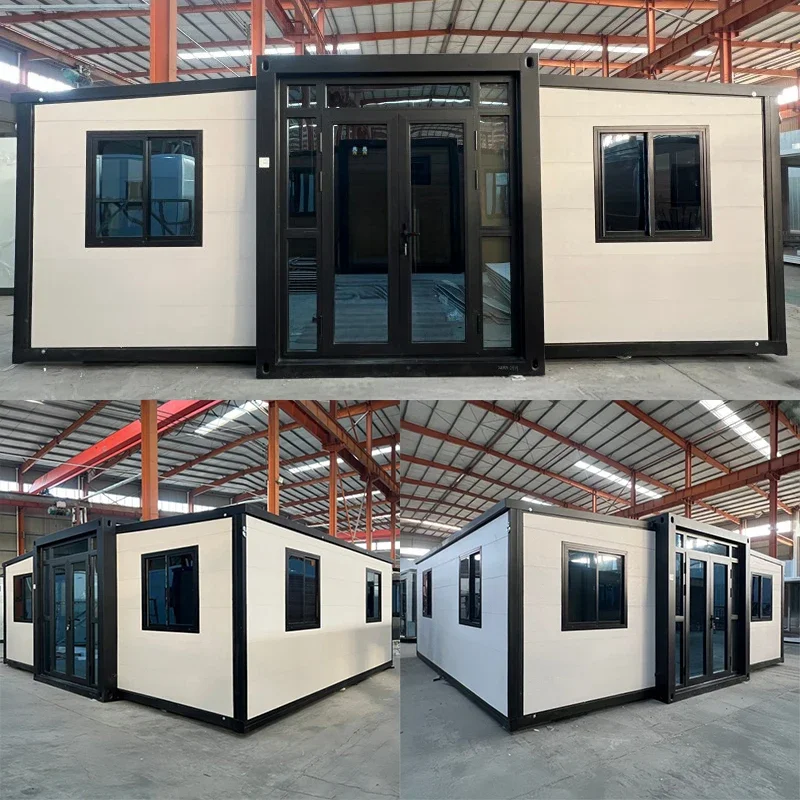 Australian Standard Prefab Home Factory-Made Expandable Container House 2 Bedrooms Prefabricated Kitchen Steel Sandwich Panel