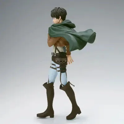 Bandai Banpresto Official Attack On Titan Eren Yeager Anime Prize Collectible Figure Desktop Decor Gift For Fans