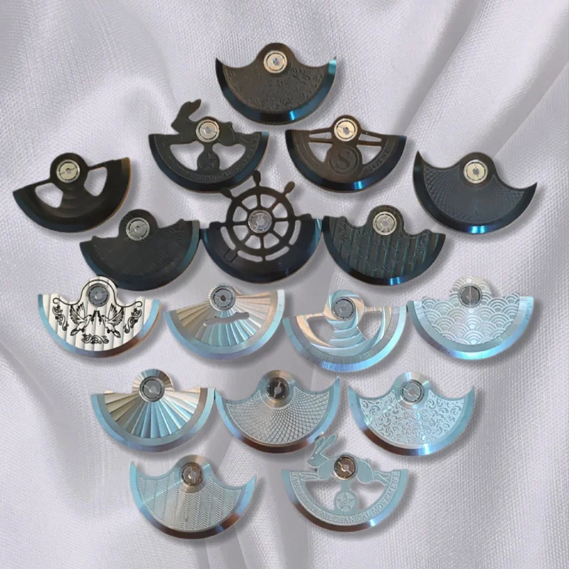 

Индивидуальный механизм часов NH35, качающийся вес, автоматический ротор молотка, подходит для NH34 NH36 NH38 NH70 4R 7S, детали механизма для ремонта