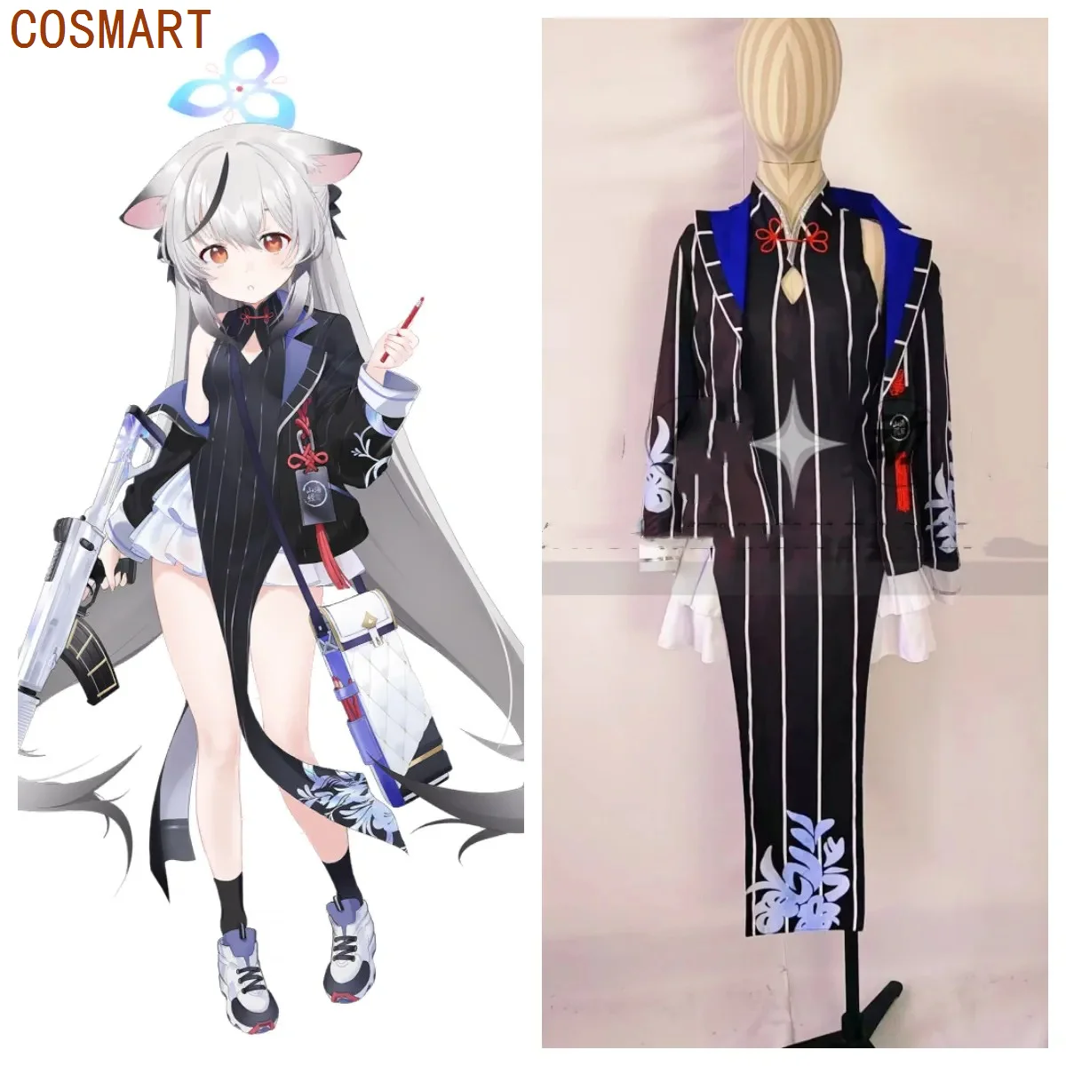 COSMART Blue Archive Sunohara Kokona Xinban  Cosplay Costume Cos Game Anime Party Uniform Hallowen Play Role Clothes Clothing