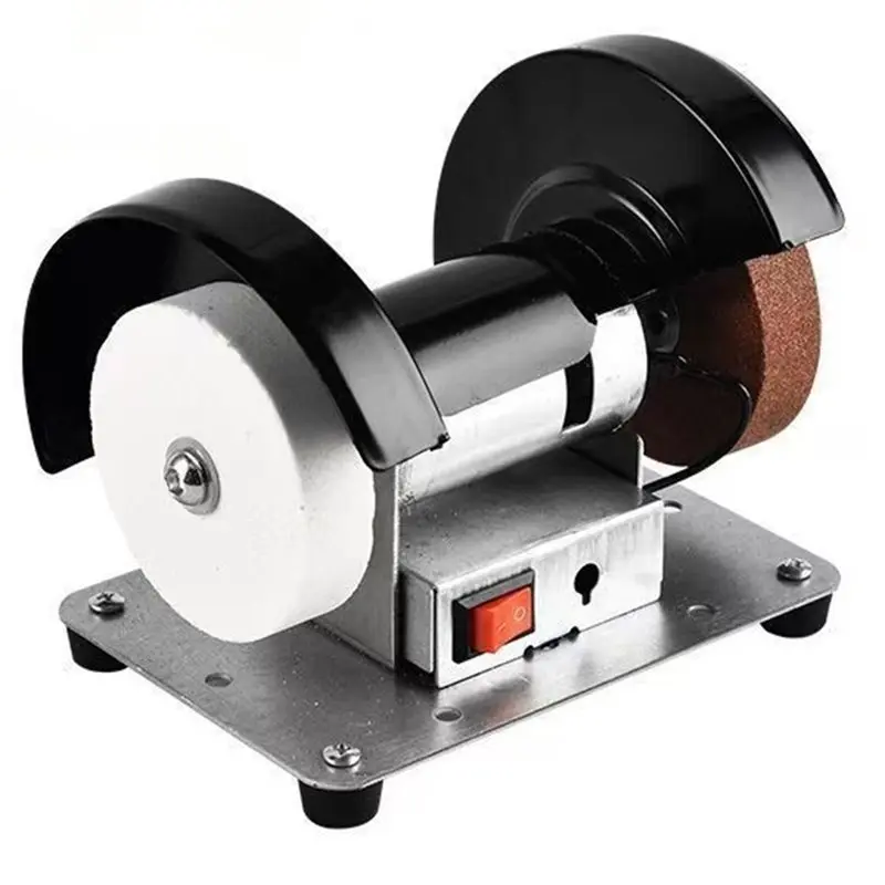 SOFT-Mini Electric Bench Sander 200W Table Grinder Stepless Variable Speed Control EU Plug For Cutter For Cutting Polishing